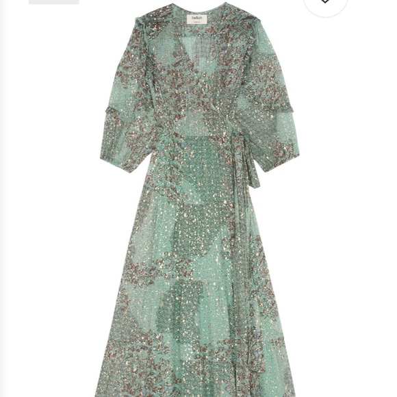 BA&SH Oriane Floral Wrap Dress. NWT - Picture 2 of 9